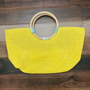 Neiman Marcus Yellow Handbag